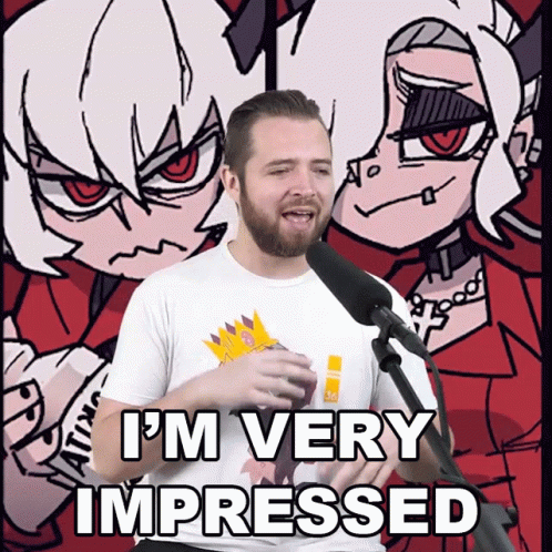 I'm Very Impressed Anime Review GIF