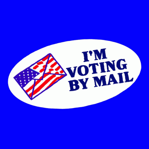 I'm Voting by Mail Sticker