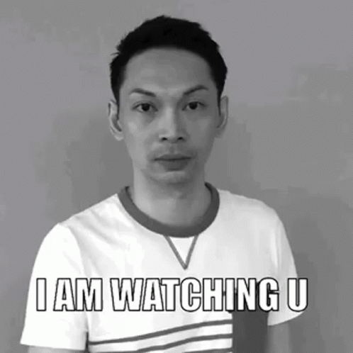 I'm Watching You Just When I Thought I Was Out GIF