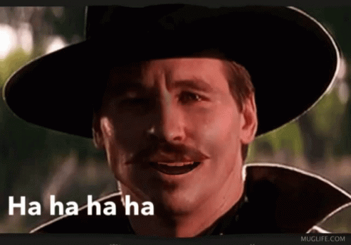 I'm Your Huckleberry Laughing GIF