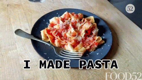 I Made Penne Pasta Dish GIF