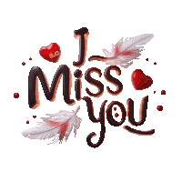 I Mis You Sticker GIF