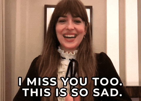 I Miss You Already Dakota Johnson Smiled GIF