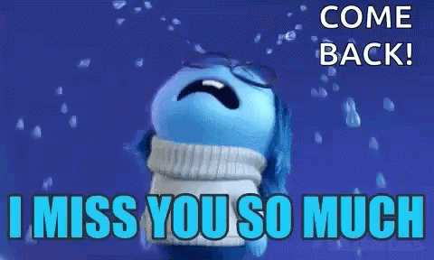 I Miss You Come Back Sadness Crying GIF