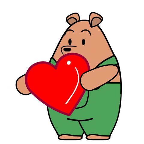 I Miss You Cute Bear GIF