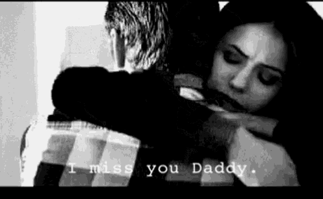 I Miss You Dad Hug GIF