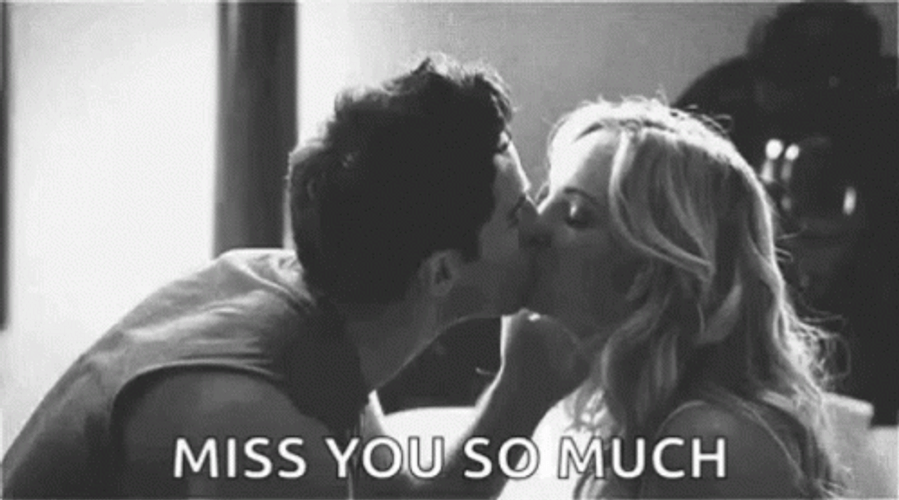 I Miss You So Much Romantic Kisses GIF