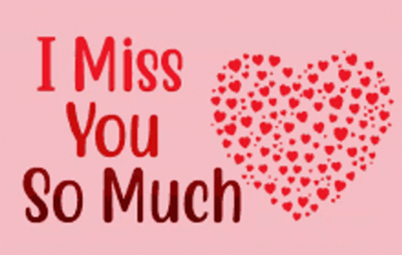 I Miss You So Much Small Hearts Big Heart Love GIF