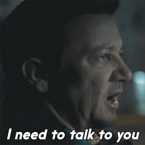 I Need To Talk To You Mike Mclusky Gif GIF