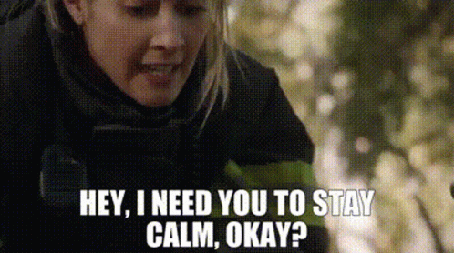 I Need You To Stay Calm GIF