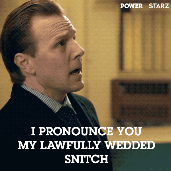 I Pronounce You Lawfully Wedded Snitch GIF