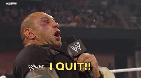 I Quit Match Batista Wwe GIF