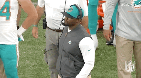 I Quit Nfl Brian Flores Headphone GIF