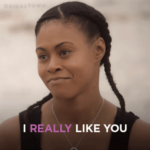 I Really Like You Black Woman GIF