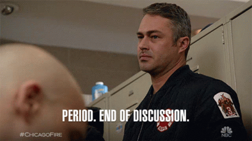 I Said Good Day Chicago Fire Taylor Kinney GIF