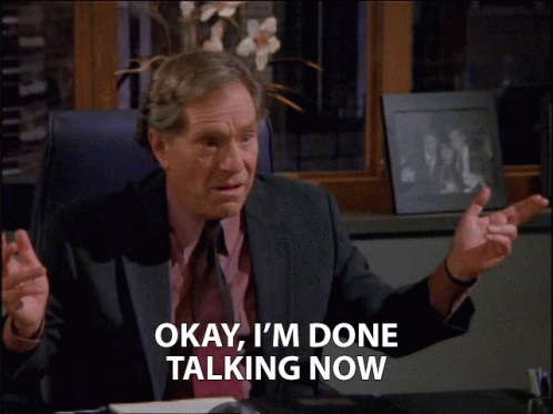 I Said Good Day George Segal GIF
