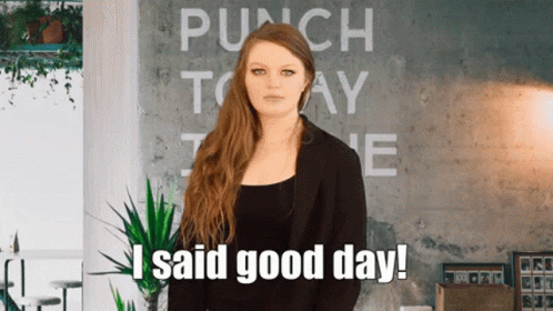 I Said Good Day Kathryn Dean GIF