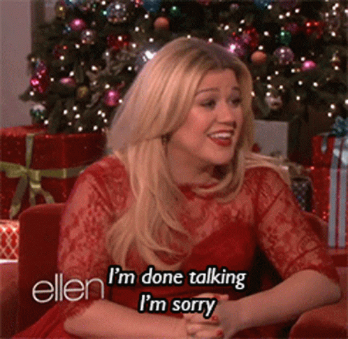 I Said Good Day Kelly Clarkson GIF