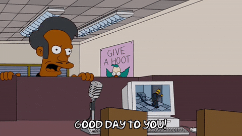 I Said Good Day The Simpsons Apu Nahasapeemapetilon GIF