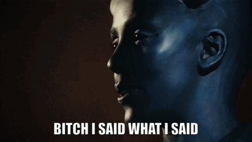 I Said What I Said Really GIF
