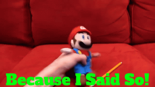 I Said What I Said Super Mario GIF