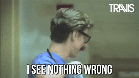 I See Nothing Wrong Concussion GIF