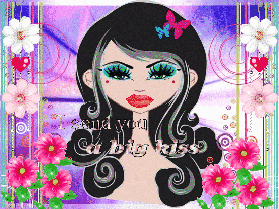 I Send You Big Kiss GIF