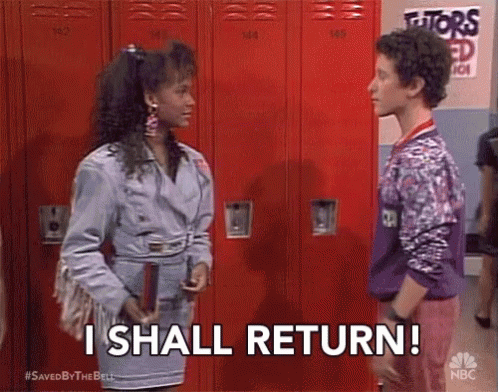 I Shall Return Walk Away GIF