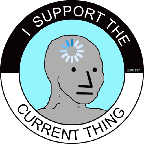 I Support The Current Thing Sticker GIF