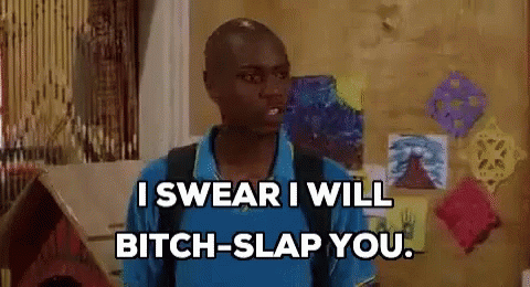 I Swear I Will Bitch Slap You GIF