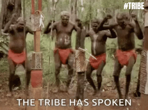 I The Tribe Have Spoken Tribal Men Dancing GIF