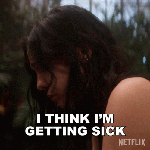 I Think Im Getting Sick Rosa Salazar GIF