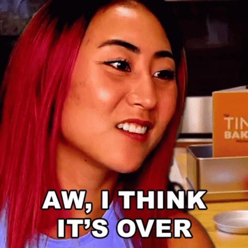 I Think Its Over Now Lizzy Capri GIF
