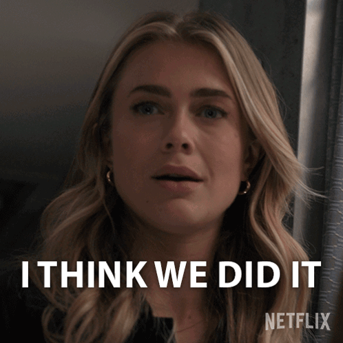 I Think We Did It Michaela Stone GIF