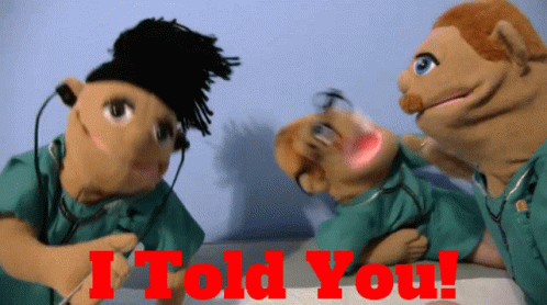 Puppets I Told You So GIF