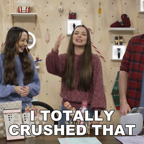 I Totally Crushed It That GIF