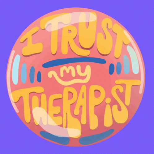 I Trust My Therapist Button