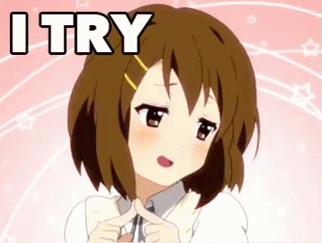 I Try Yui Hirasawa Blushing GIF