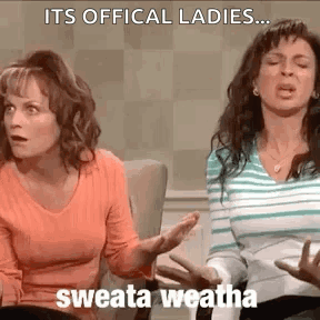 I'ts Official Ladies Sweater Weather Snl GIF