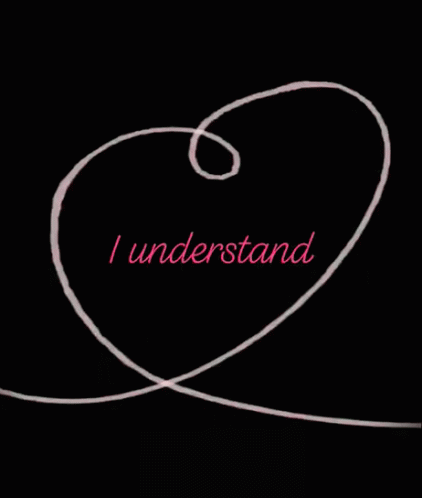I Understand Heart Animation GIF