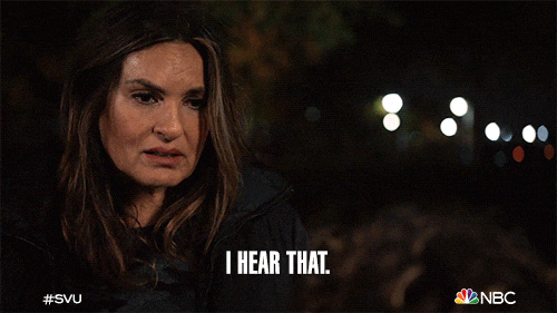 I Understood That Reference Mariska Hargitay GIF