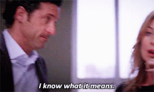 I Understood That Reference Meredith Grey GIF