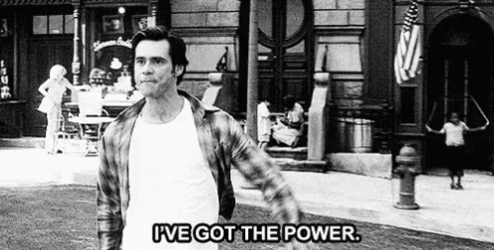 I've Got The Power Bruce Almighty GIF