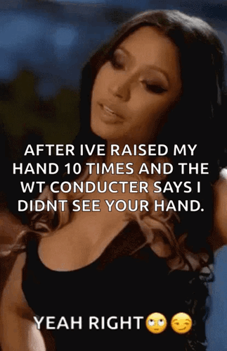 I've Raised My Hand 10 Times Conductor Didn't See GIF