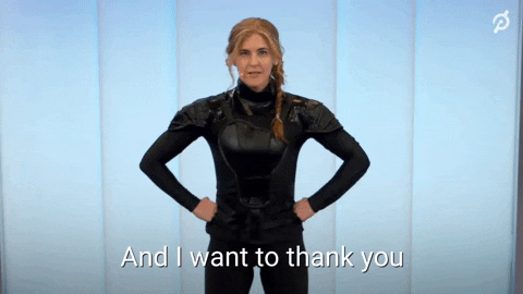 I Volunteer As Tribute Katniss Everdeen Cosplay Meme GIF