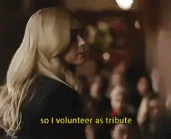I Volunteer As Tribute Lizzie Saltzman Vampire Diaries GIF