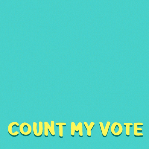 I Voted For The Climate And Count My Vote Poster