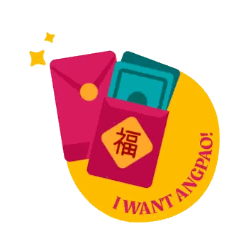 I Want Angpao Red Envelope