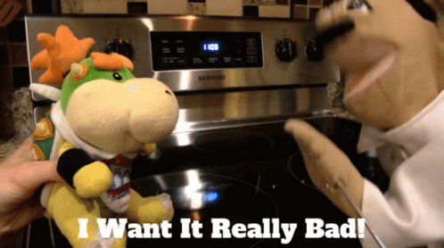 Mad Puppet Chef I Want It Now GIF
