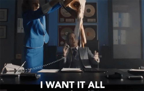 Woman Disposing Papers I Want It Now GIF